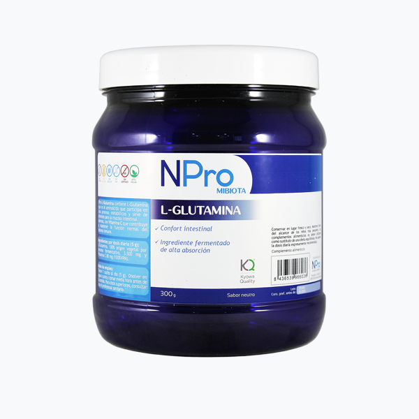 L-glutamina polvo 300 gr